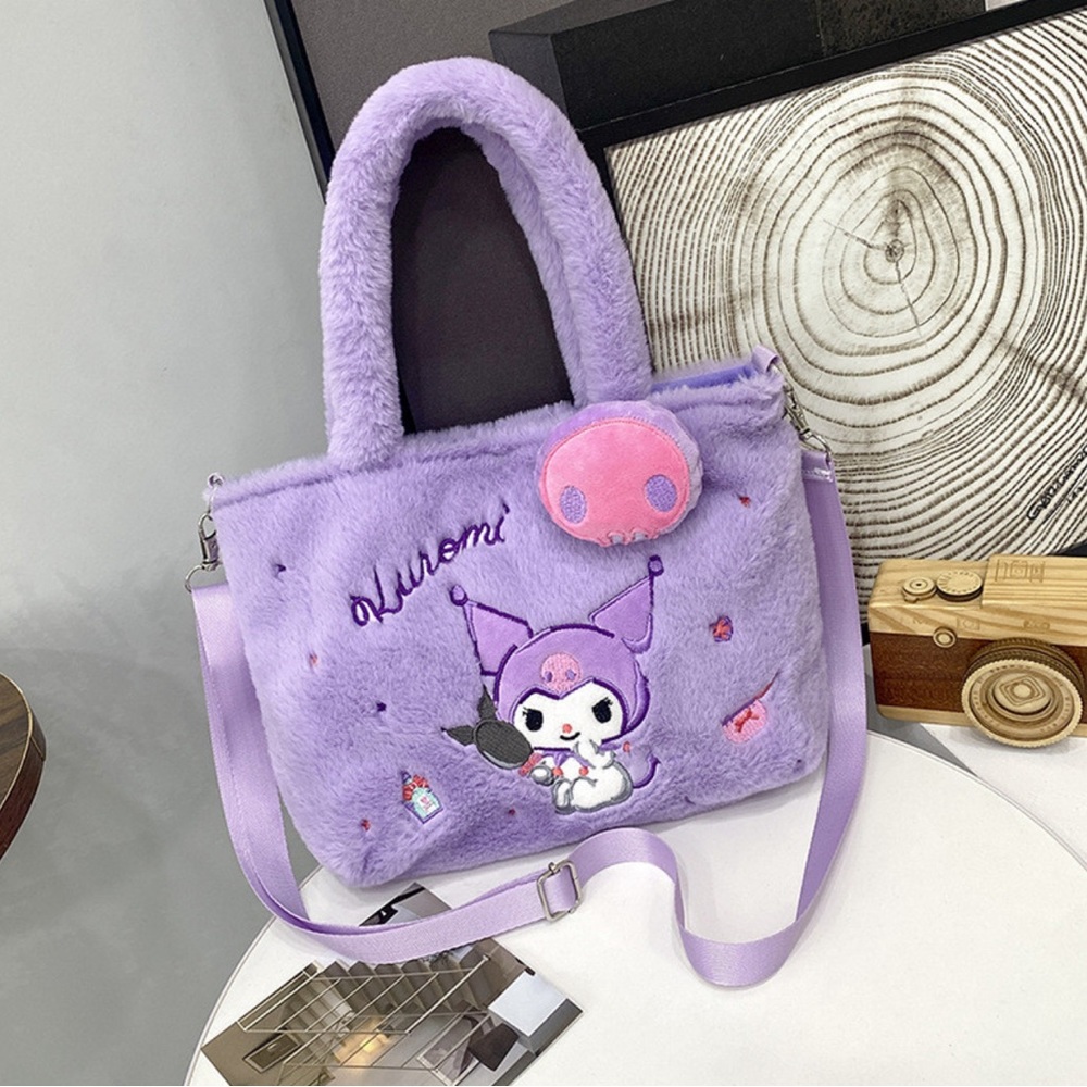 ‼️SOLD‼️NWT Sanrio Kuromi Plush Bag